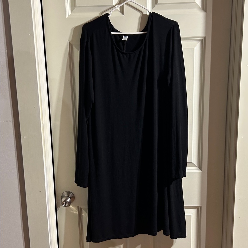 Old Navy Charcoal Long Sleeve casual dress